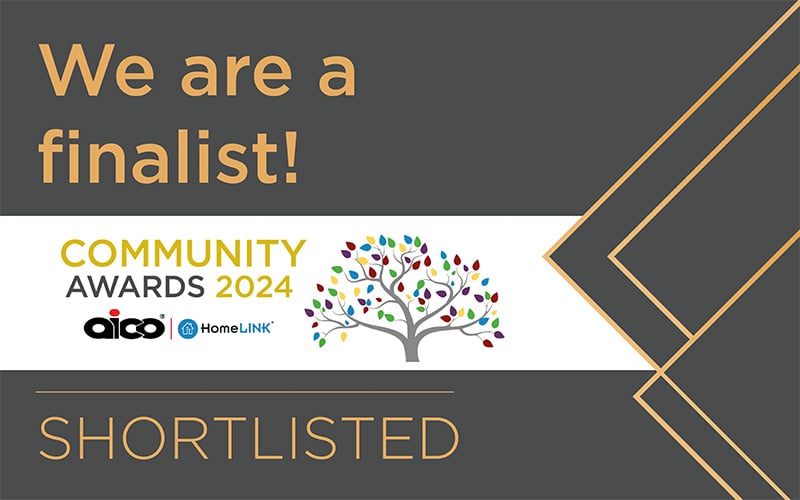 Shortlisted in the Aico Community Awards
