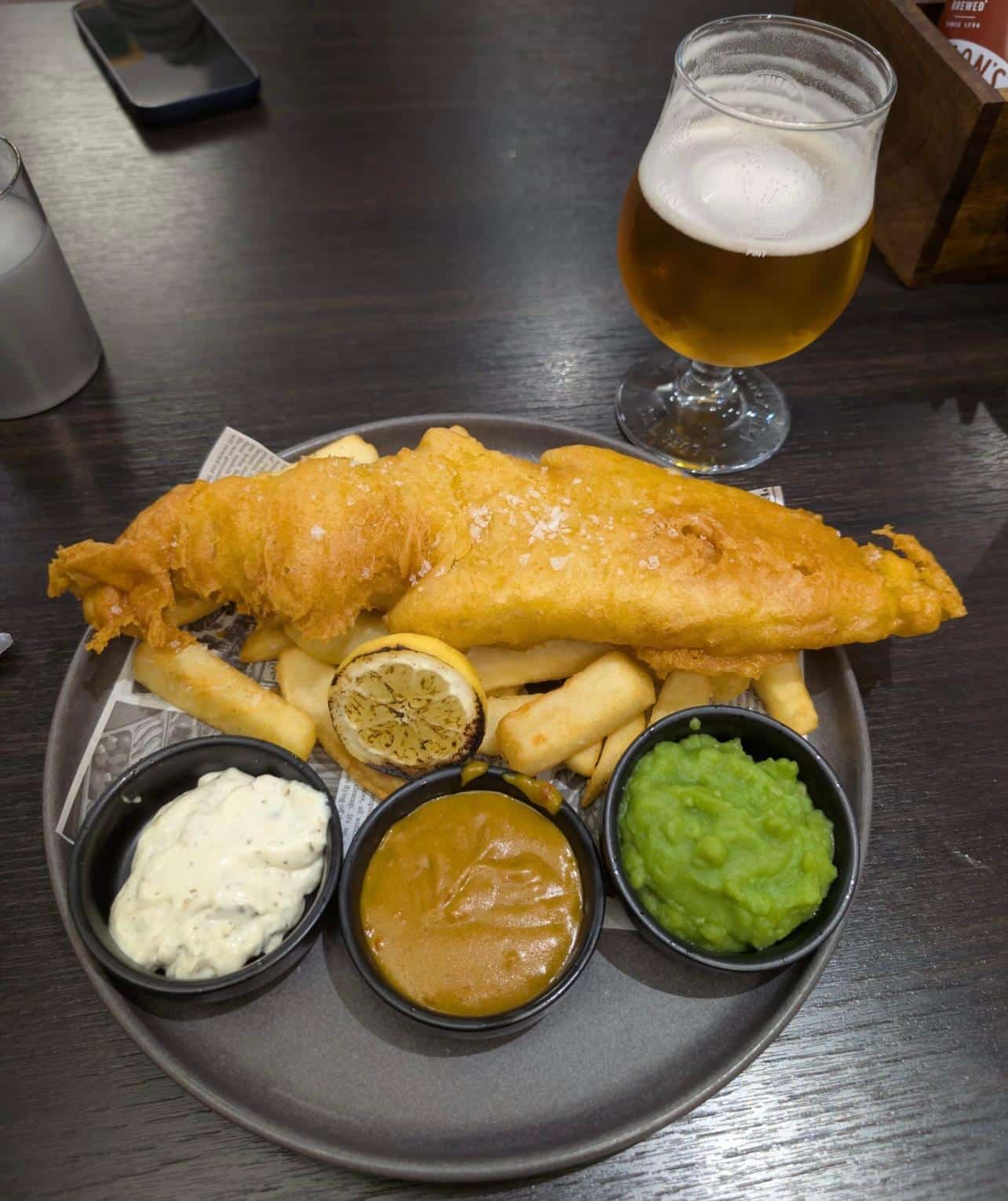 A well-earned bite to eat after the SED Snowdon team building challenge